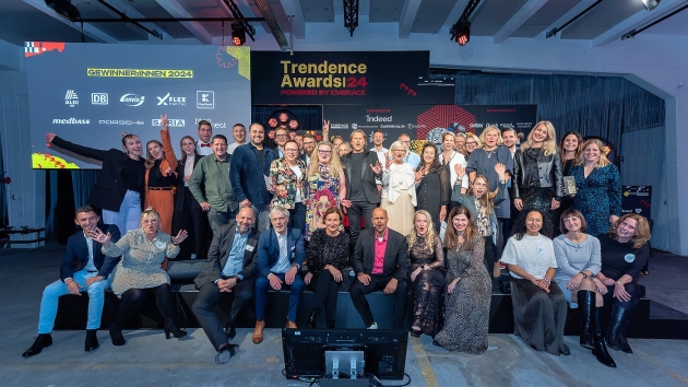 Trendence Awards u.a. für Porsche, Deutsche Bahn und Aldi Süd - Die Gewinner:innen des Trendence Awards 2024 - Quelle: Trendence Institut/Embrace